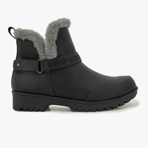 JBU By Jambu Women's Betsy Waterproof Ankle Boots - Black, Memory Foam, All-Terrain Traction